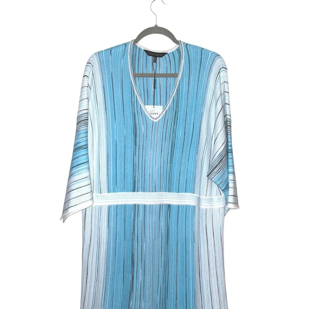 Ming Wang Classic Knit Komono Sleeve Dress‎ NWT sz XL